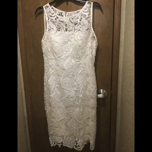 White/ivory lace dress